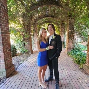 Blue Sleeveless Dress